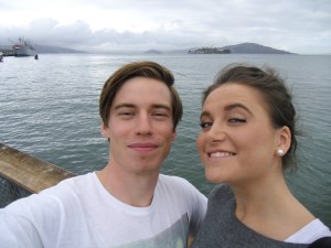 Fisherman's Wharf med utsikt til Alcatraz