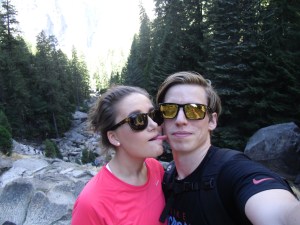 Pust ii bakken på vei til Vernall Falls