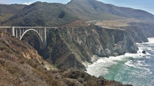 På vei til Santa Maria langs Highway 1 - Big Sur