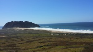 På vei til Santa Maria langs Highway 1 - Big Sur