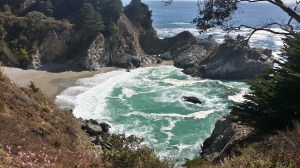 På vei til Santa Maria langs Highway 1 - Big Sur