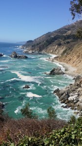 På vei til Santa Maria langs Highway 1 - Big Sur