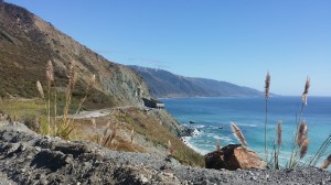 På vei til Santa Maria langs Highway 1 - Big Sur