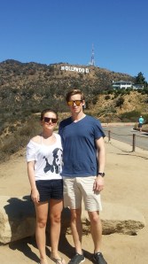 Obligatorisk bilde ved Hollywood skiltet