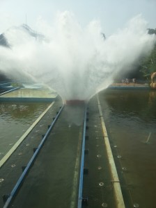 Her ble man gjennomvåt.. 