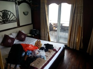 Rommet vårt på båten