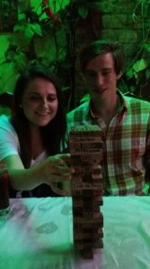 Rumble på en lokal bar i Hue