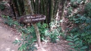 Kanskje ikke så tydelig på bildet, men dette er et svært krater.