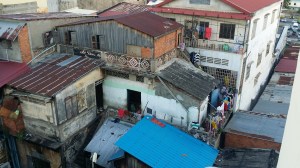 Utsikten fra hotellet i Phnom Penh