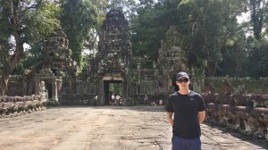 Vårt første stopp i Angkor Thom