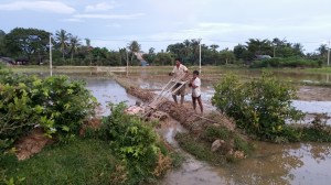 Omvisning på landsbygda før middag på barnehjemmet