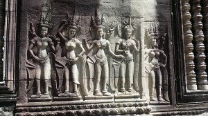 Detaljer på Angkor Wat