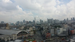 Utsikten fra hotellet 