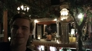 Live musikk på restauranten ved hotellet