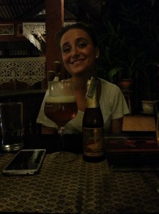 Fryktelig dårlig øl - belgisk  fruktøl. 