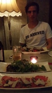 Fin middag på Italiensk restaurant