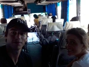 1st class busstur tilbake til bangkok! 