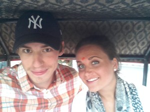 Rickshaw på vei til Bollywood film