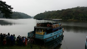 Klar for båttur i Thekkady for å se etter tiger