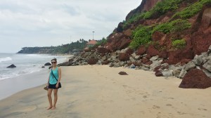 Tusletur lang stranden - Varkala Beach 