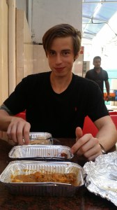 Viktig å leve litt på kanten. Streetfood i Trivandrum