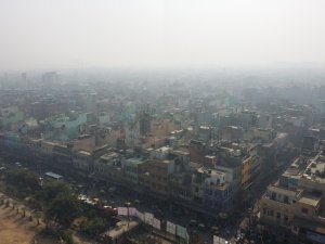 Utsikt fra tårnet på Jama Masjid