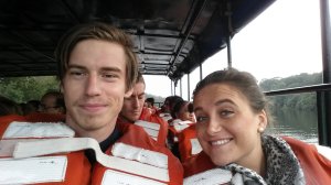 Veldig klar for å se en hel haug med tigre. Men, vi fikk iallefall sett villsvin ;)