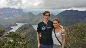 Ved verdens tredje største canyon; Blyde River Canyon. Står for øvrig litt tilbake for Grand Canyon. 