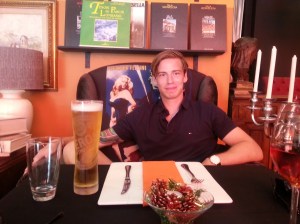 Italiensk lunsj på Green Market Square i Cape Town